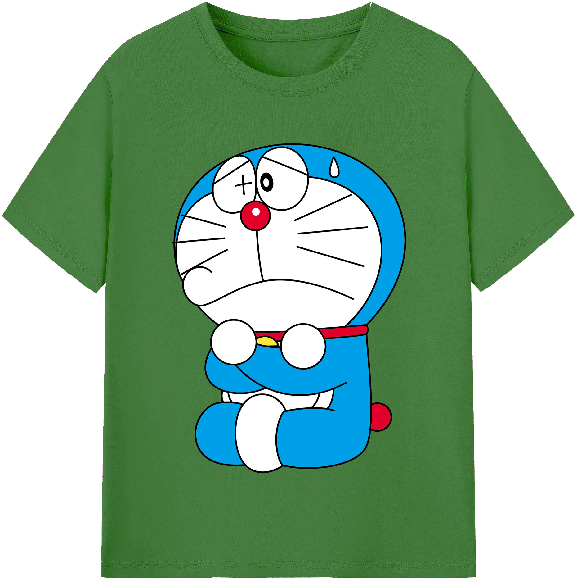 （画像用） ドラえもん Doraemon レディースカジュアルプリントTシャツ（綿100％）